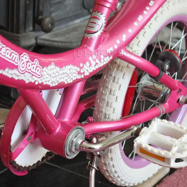 Vélo enfant 16' fille Cream Soda beach cruiser et freins à main - Photo 9