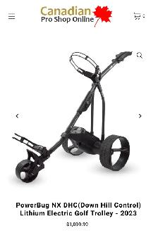 POWERBUG ELECTRIC GOLF CADDY