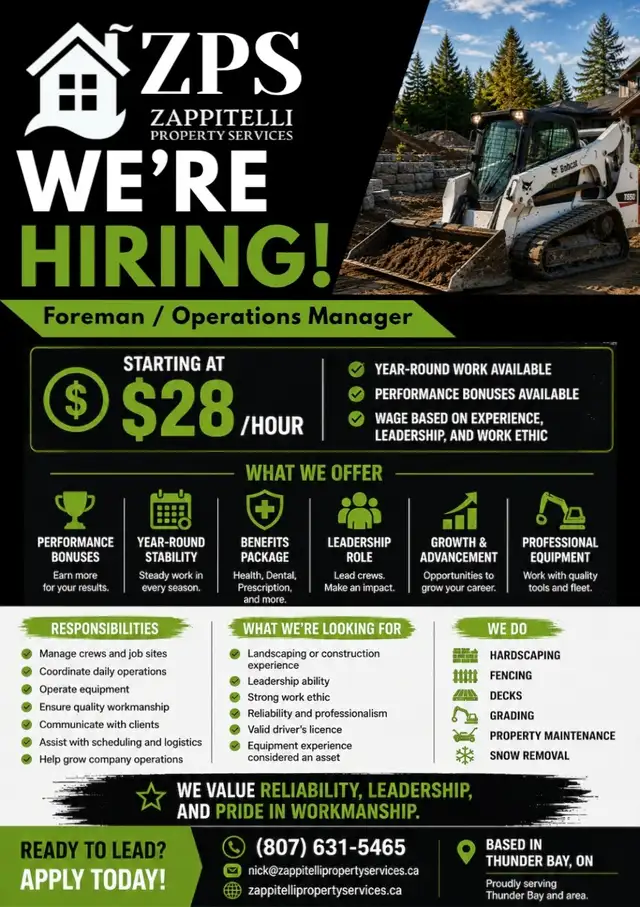 Foreman / Operations Manager