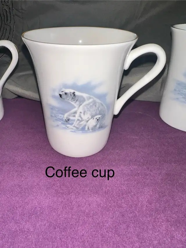 Vintage Fine Bone China - Polar Bears 26 piece set - Photo 7