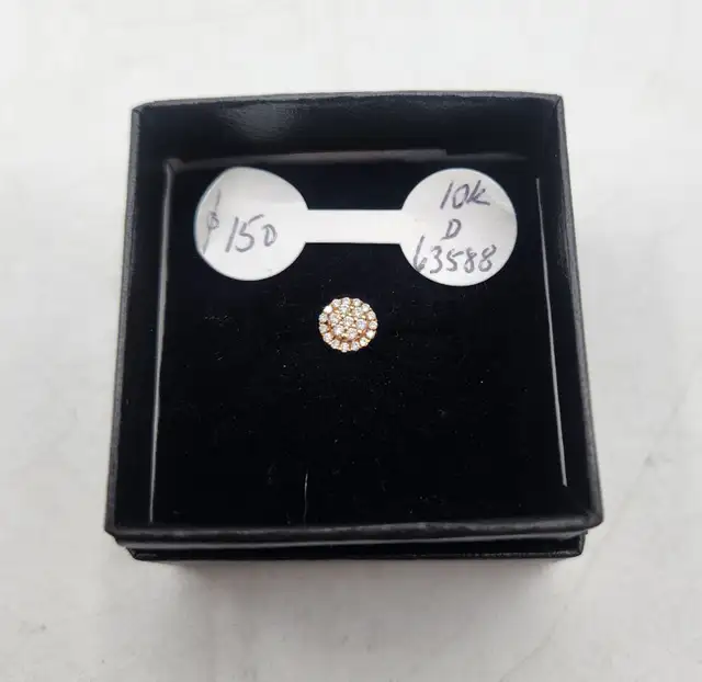 10k Gold Earrings / Hoops / Diamond Studs / Opals / Aquamarines - Photo 8