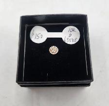 10k Gold Earrings / Hoops / Diamond Studs / Opals / Aquamarines - Photo 8