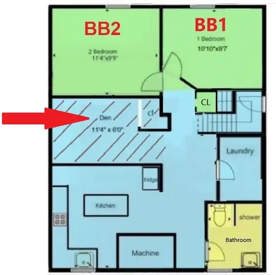 Hamilton 1 Den BSMT Near McMaster University For Rent - Photo 6