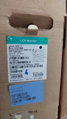 Monitor - 27' Lenovo 27 Q27h-10 C20270QL0 66A7GCC2US