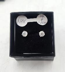 14k Gold Earrings / Hoops / Diamond Studs / Rubies / Amethyst - Photo 2