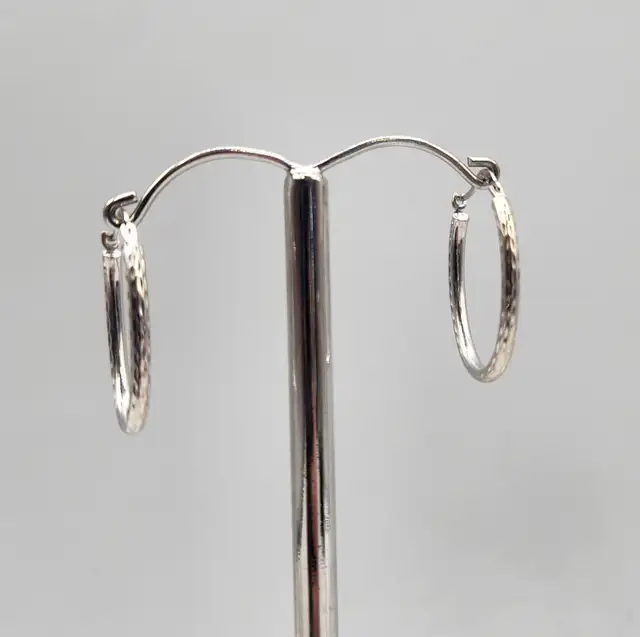 14k Gold Earrings / Hoops / Diamond Studs / Rubies / Amethyst - Photo 7