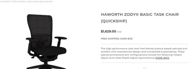 Haworth Zody Task Chair! - Photo 5