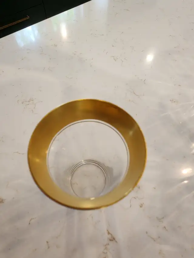 Set de 20 magnifiques verres fins vintage avec dorures - Photo 4