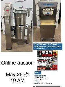 Taylor ice cream maker Robot coupe food processor online auction