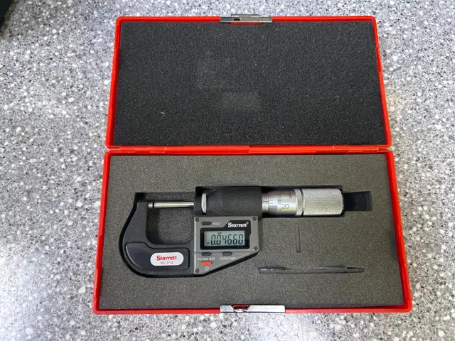 Starrett 3662 0-1" Digital Micrometer With Case