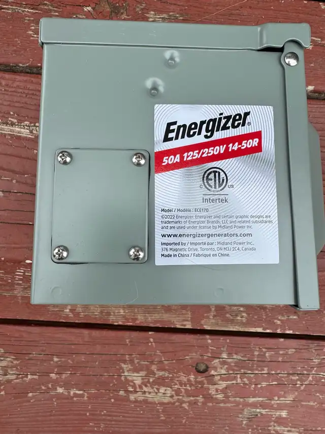 New 120/240 50amp outside outlet