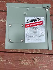New 120/240 50amp outside outlet