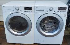 LG Front Loading washer / Dryer pair - Stackable, Working clean