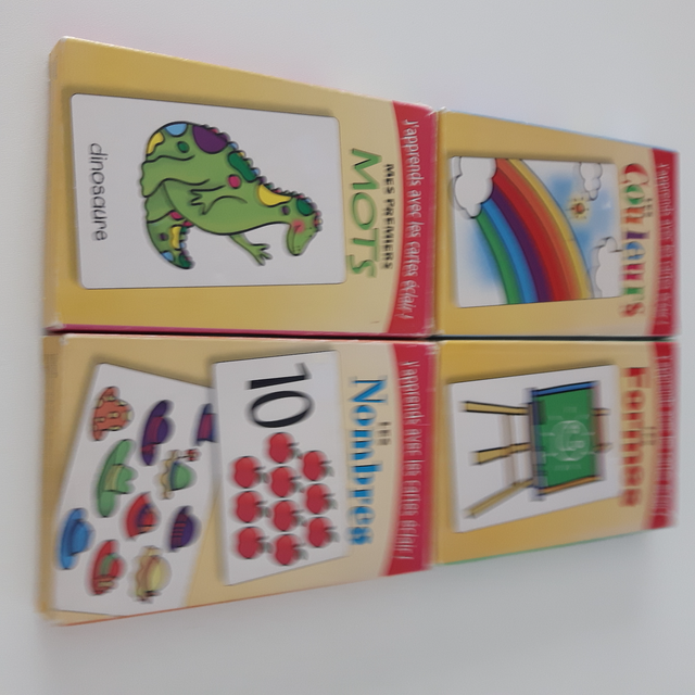 4 BOITES JEUX ENFANTS DE 50 CARTES ÉCLAIRES: $5.00 CHAQUE BOITE - Photo 3