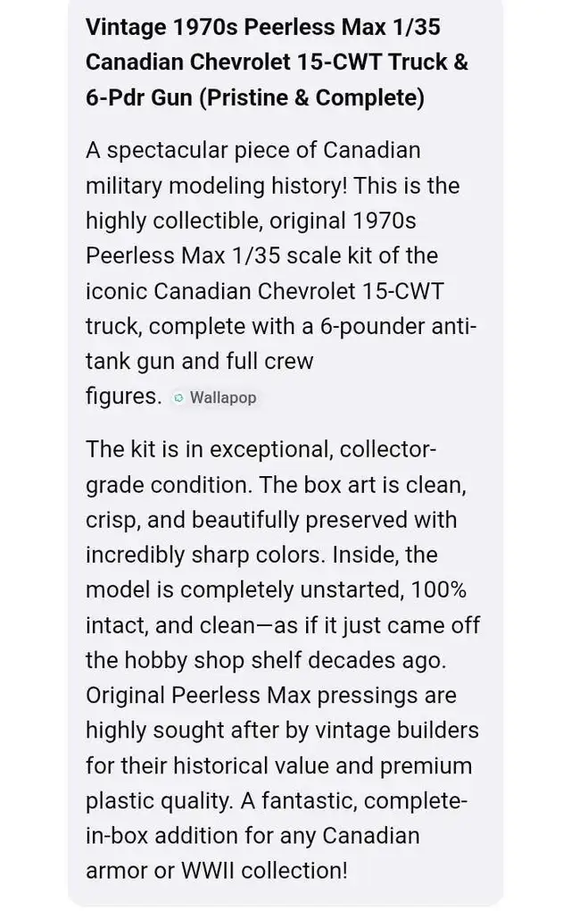 Peerless Max Canadian Chevrolet Truck - Photo 2