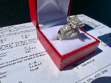 #820 - 10kt White Gold, 2.03 Carat Diamond Ring, Size 7.5 - Photo 4