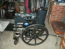 HEAVY DUTY WHEEL CHAIR AND SHOWER BENCH