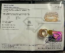 #843 - 14kt Yellow, White & Rose Gold EFFY Diamond Ring Sz 7 - Photo 8