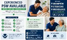 Experienced PSW available for your seniors and adults