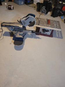 Compound Miter Saw and Portable Table Saw