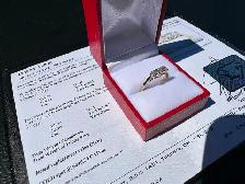 #841 - 14kt Yellow Gold, .59 CTW Diamond Engagement Ring, Size 6