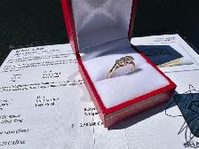 #841 - 14kt Yellow Gold, .59 CTW Diamond Engagement Ring, Size 6 - Photo 6