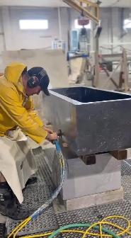 Luxury Custom Quartz &Marble Integrated Sink Vanity Tops