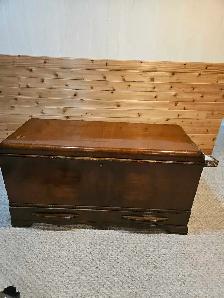 Vintage real Red wood cedar chest