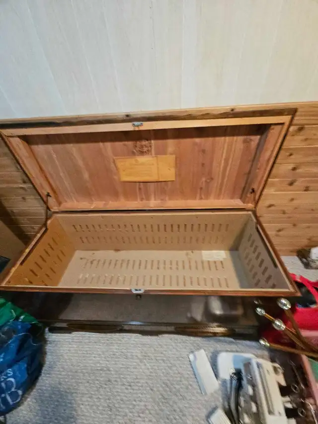 Vintage real Red wood cedar chest - Photo 7