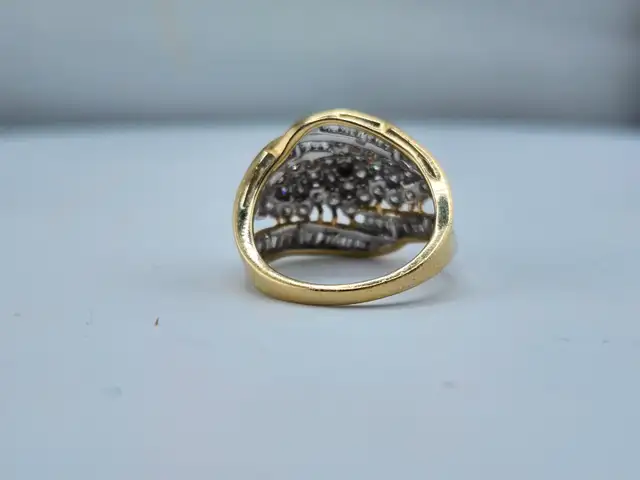 10 Kt. Yellow Gold Cluster Ring - 2.00 ct. (#7522) - Photo 6