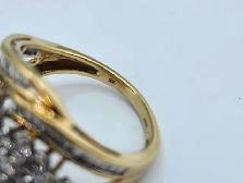 10 Kt. Yellow Gold Cluster Ring - 2.00 ct. (#7522) - Photo 8