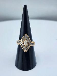 10 Kt. Yellow Gold Cast Fashion Ring - 1.43ct. (#7521)
