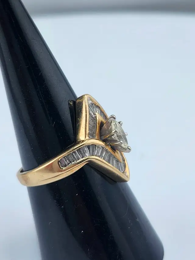10 Kt. Yellow Gold Cast Fashion Ring - 1.43ct. (#7521) - Photo 3