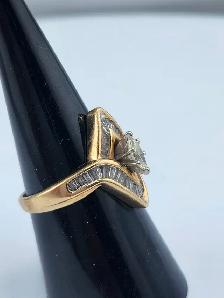 10 Kt. Yellow Gold Cast Fashion Ring - 1.43ct. (#7521) - Photo 3