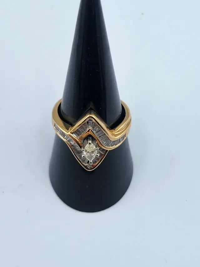 10 Kt. Yellow Gold Cast Fashion Ring - 1.43ct. (#7521) - Photo 4