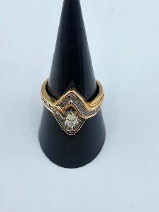 10 Kt. Yellow Gold Cast Fashion Ring - 1.43ct. (#7521) - Photo 4