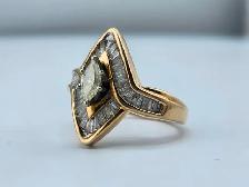 10 Kt. Yellow Gold Cast Fashion Ring - 1.43ct. (#7521) - Photo 5