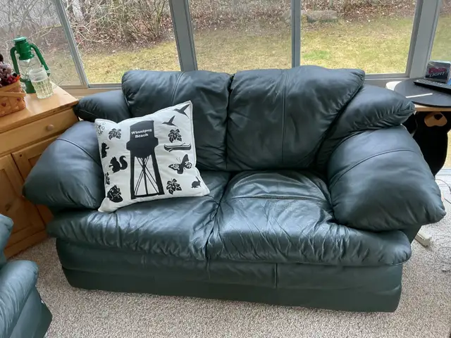 3-Piece Leather Sofa Set for FREE - Photo 3
