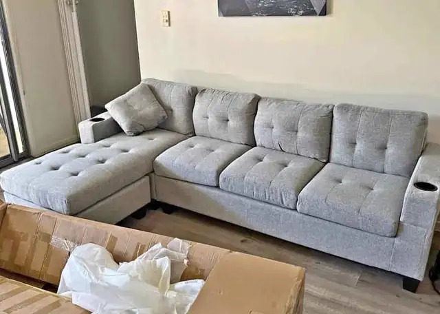 New L Shaped 4 Seater Sofa With Free Delivery