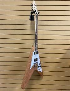 Electric Guitar Flying V Natural - Photo 2