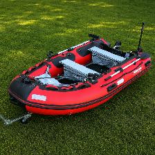 12 ft Inflatable Boat —Aluminum Transom, Built for Canadian Lake