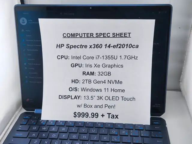 HP Spectre x360 13.5' OLED Touchscreen 2-in-1 Laptop (#42463) - Photo 9