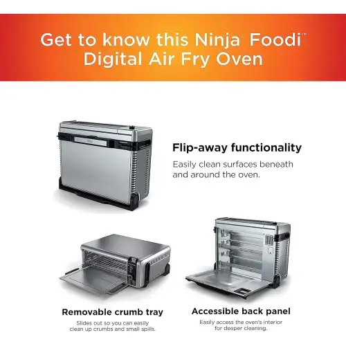 NINJA FOODI DIGITAL AIR FRYER AND TOASTER $149 - Photo 2