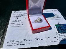 #832 - 14kt White Gold, 1.00 CTW Diamond Cluster Ring, Size 7 - Photo 2