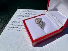 #832 - 14kt White Gold, 1.00 CTW Diamond Cluster Ring, Size 7 - Photo 3