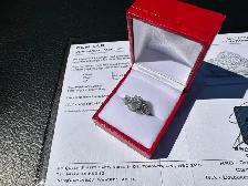 #832 - 14kt White Gold, 1.00 CTW Diamond Cluster Ring, Size 7 - Photo 7