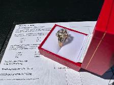 #830 - 10kt Yellow Gold, .86 CTW Custom Diamond Ring, Size 7 - Photo 2