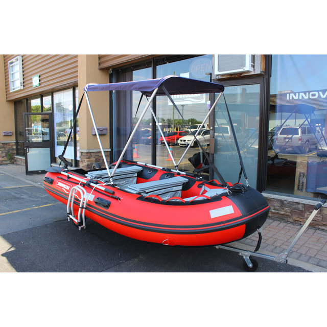 12 ft Rugged Inflatable Boat Perfect for Fishing, Diving Support