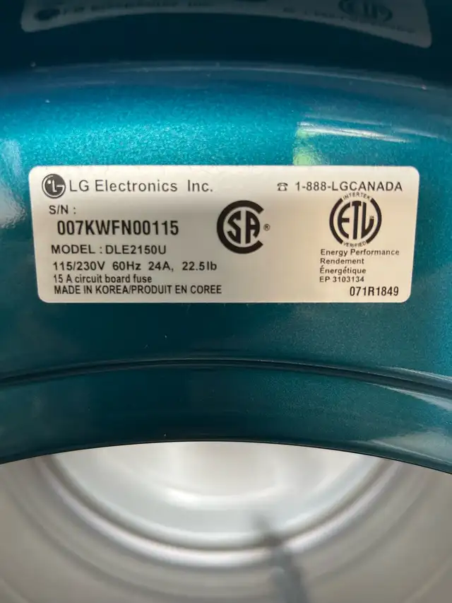 LG DRYER - Photo 3