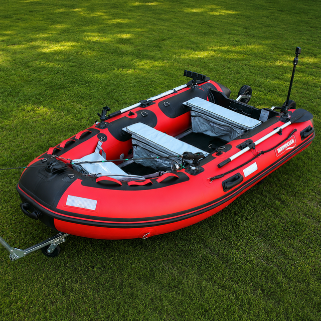 12 ft Heavy Duty Inflatable Boat with fully package -ready to go - Photo 2